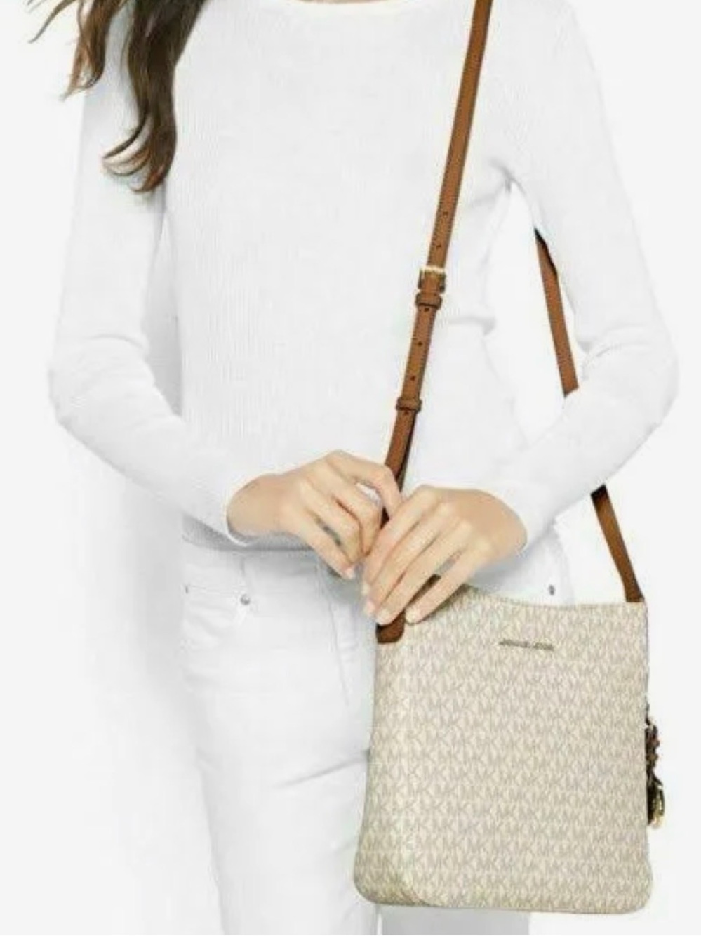 Michael Kors Signature Crossbody Bag - Picture 3 of 6